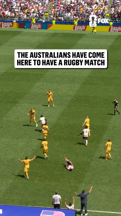 "That's more Australian rules football instead of rugby."