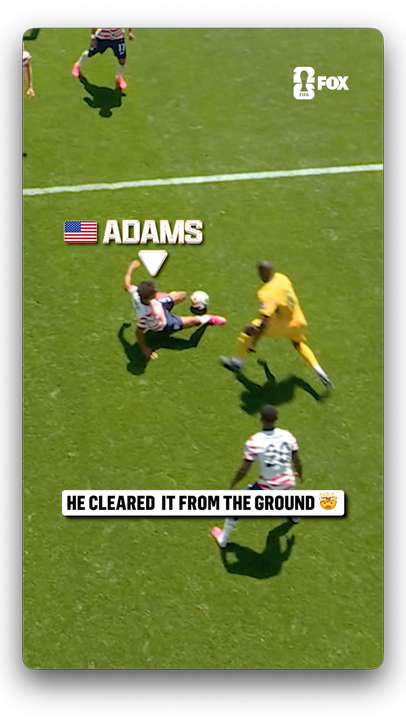 Tyler Adams putting his body ON THE LINE for the @USMNT 🇺🇸