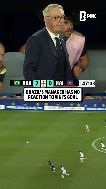 Carlo Ancelotti kept it cool after Vini Jr.'s goal