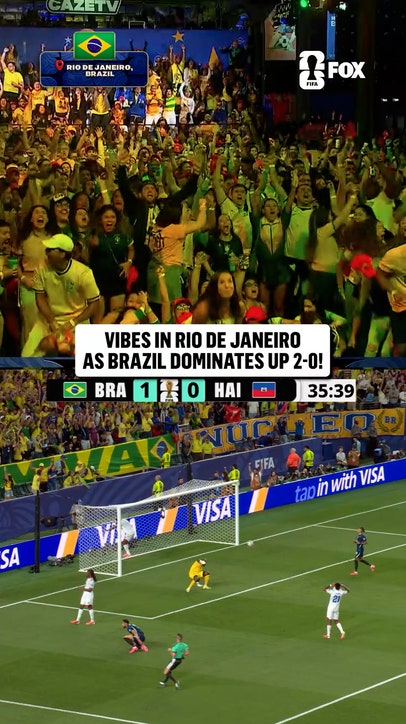 This watch party turned into a night club after Brazil scored!