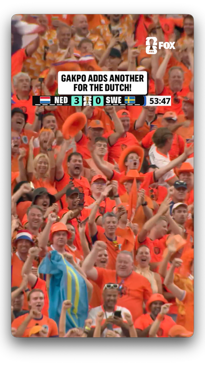 "The Netherlands are running riot!" - @DFletcherSport  Cody Gakpo bags a brace on the clinical finish to make it 4-0