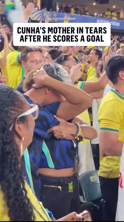 A special moment for Matheus Cunha's mom that she'll never forget