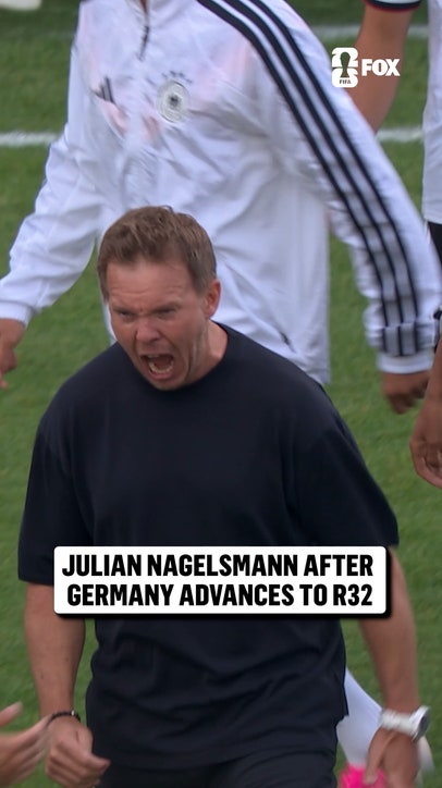 Nagelsmann was FIRED up after the final whistle