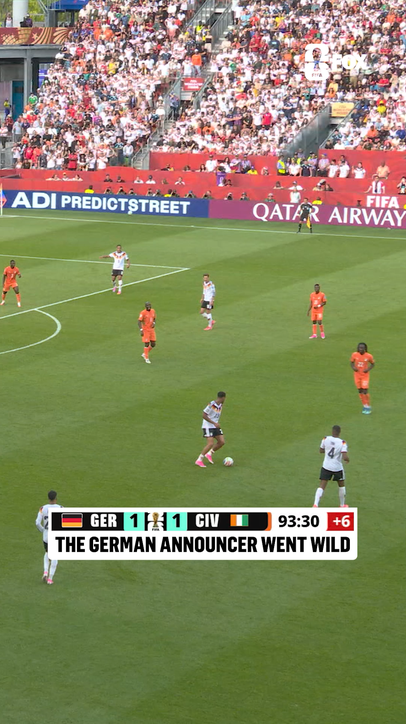 Impossible not to get HYPED after this German commentary on the game-winner 🔊