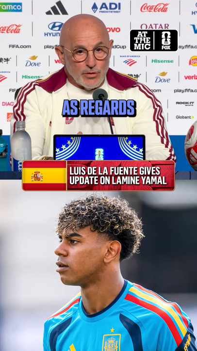Spain head coach Luis de la Fuente provides an update on Lamine Yamal's status ahead of their next game