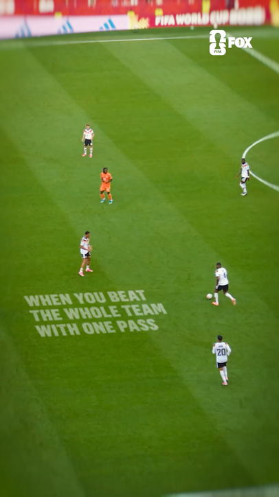 The vision from Felix Nmecha on his game-winning assist 👀