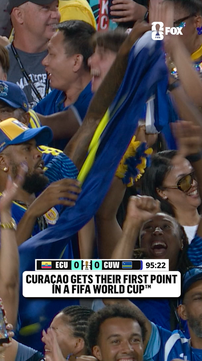 History made for Curaçao after the draw with Ecuador! 🇨🇼
