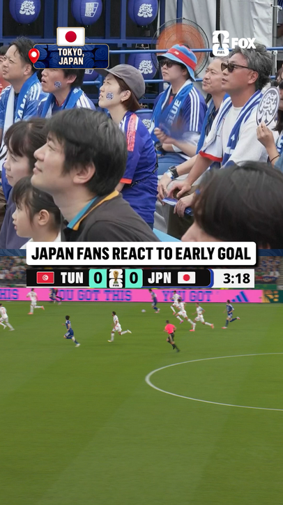 Nothing like watching your team score a goal on the world's biggest stage 🇯🇵