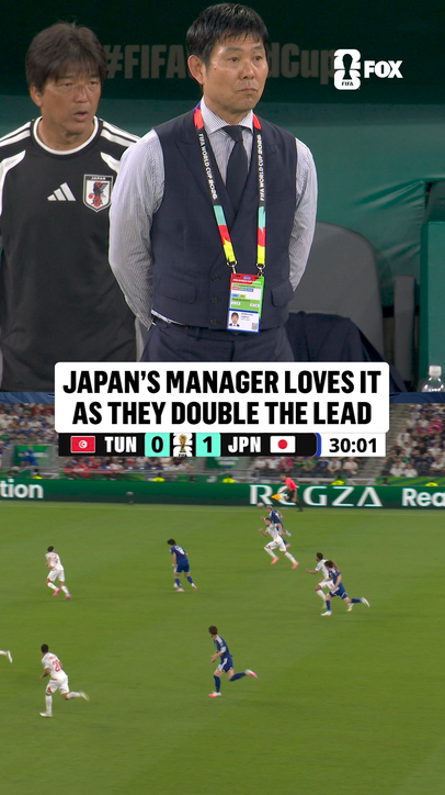 Japan is off to a strong start vs Tunisia and Hajime Moriyasu approves