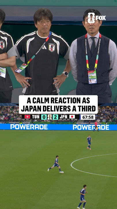 Cool, calm, and collected from Hajime Moriyasu 🇯🇵
