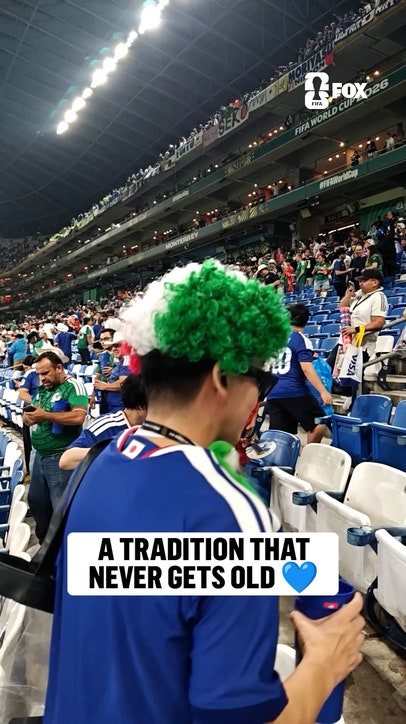 Japan fans staying after the game to pick up trash in the stadium remains one of the greatest traditions in sports 🫶