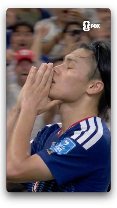 Ayase Ueda bagged a BRACE tonight against Tunisia 🇯🇵  Sponsored by @michelobultra