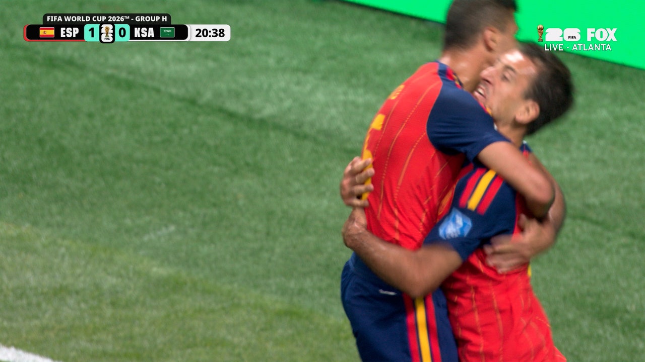 Mikel Oyarzabal scores goal to extend Spain’s lead vs Saudi Arabia | 2026 FIFA World Cup™