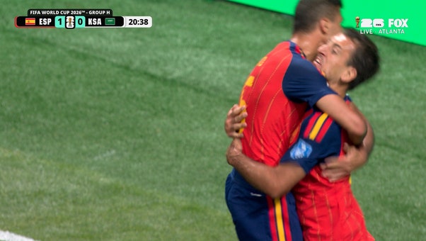 Mikel Oyarzabal scores goal to extend Spain’s lead vs Saudi Arabia | 2026 FIFA World Cup™