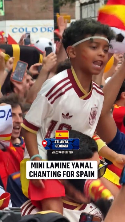 Mini Lamine Yamal was spotted ahead of Spain facing Saudi Arabia