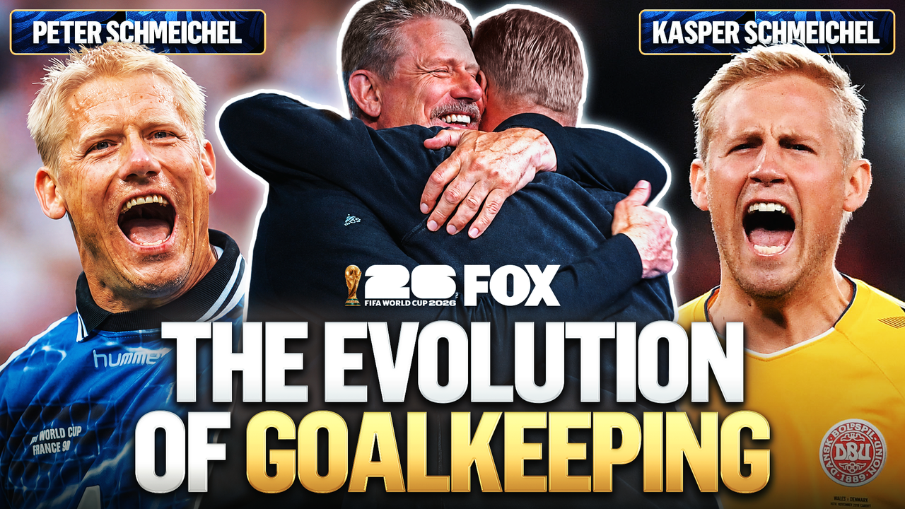 Evolution of Goalkeeping 🧤 With Father-Son Goalkeeping Duo Peter & Kasper Schmeichel 🇩🇰