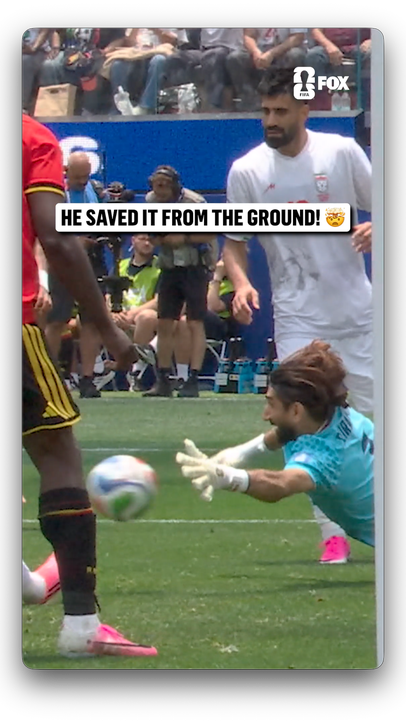 Save of the tournament contender from Alireza Beiranvand?