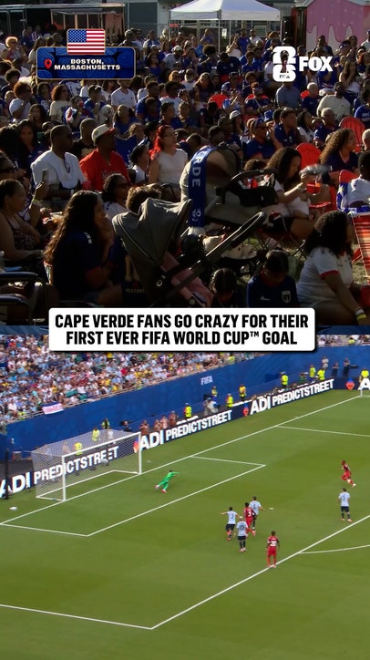 The Cape Verde faithful in Boston ERUPTED after this stunner 🇨🇻