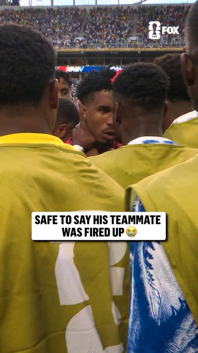 Kevin Pina's teammates were HYPE after he scored Cape Verde's first FIFA World Cup goal