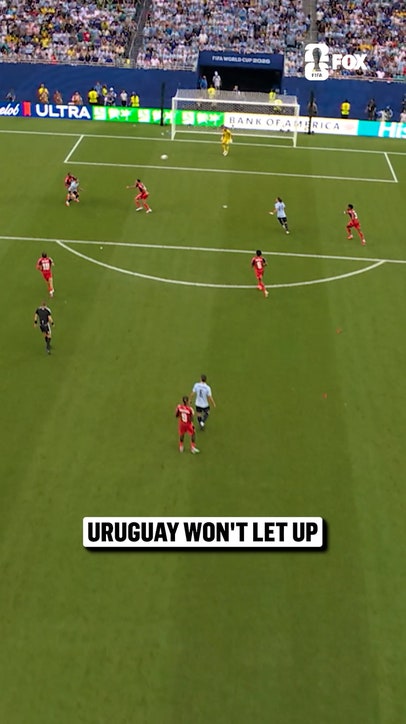 Canobbio and Uruguay finished the first half strong with their second goal 🇺🇾