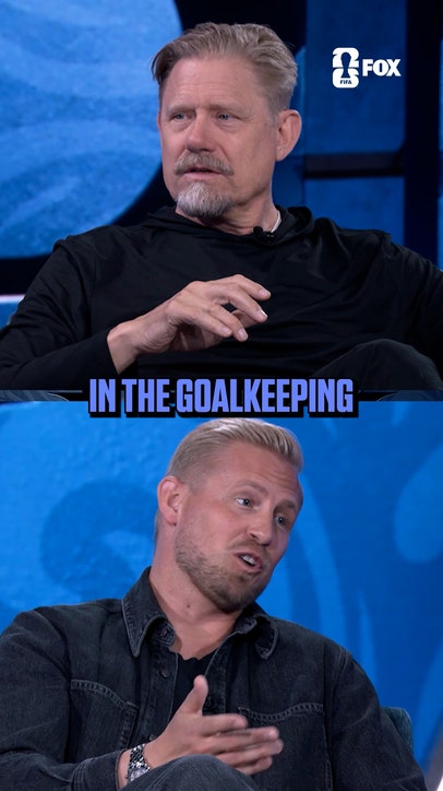 In a special Father’s Day conversation, Peter Schmeichel and Kasper Schmeichel reveal their very different ways of getting their gloves match-ready