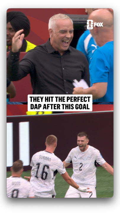 Crispy dap after New Zealand took the lead 🤝