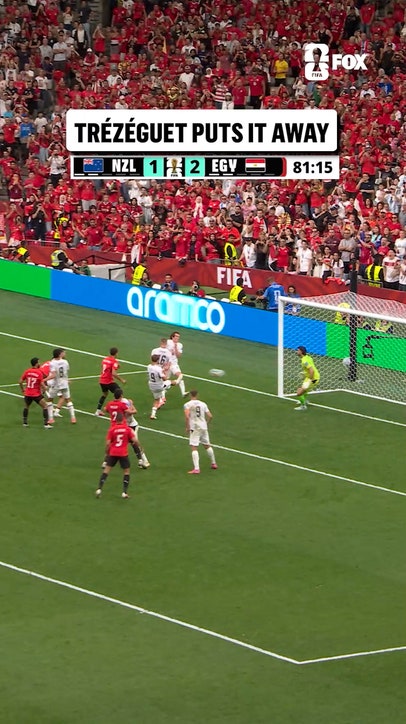 Trézéguet with the header to give Egypt a 3-1 lead over New Zealand!