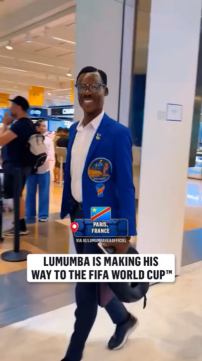 DR Congo's legendary statue fan, Lumumba is FIFA World Cup ready 🇨🇩