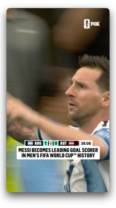 The GOAT stands alone. 🇦🇷 MESSI BECOMES THE ALL-TIME LEADING GOALSCORER IN MEN’S FIFA WORLD CUP HISTORY