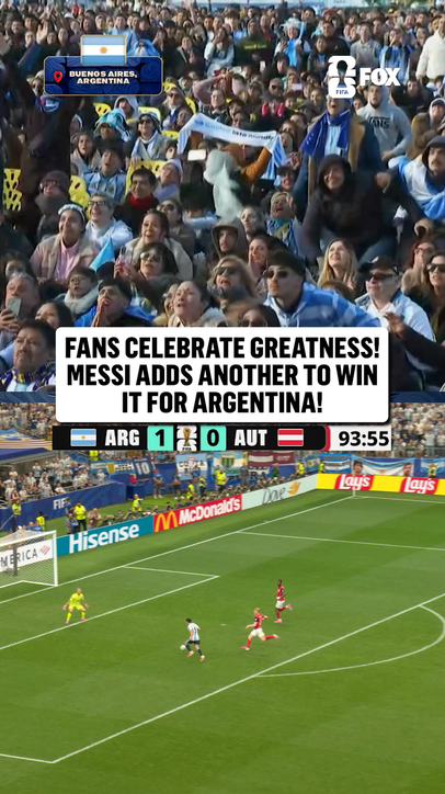 Pure JOY in Argentina as Messi makes history 🇦🇷
