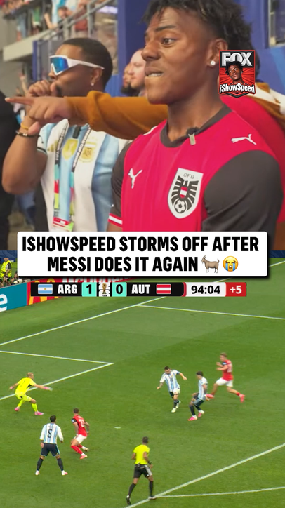 @IShowSpeedsui has called it a day after Messi scored his second 🤣
