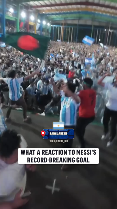 Unbelievable scenes from Bangladesh to Messi becoming the all-time leading goalscorer in FIFA World Cup history