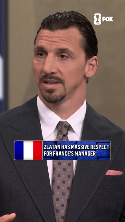 🇫🇷 @zlatan has nothing but respect for Didier Deschamps