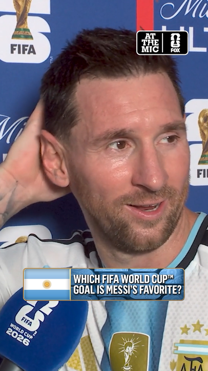 Lionel Messi's response when asked about his favorite FIFA World Cup goal