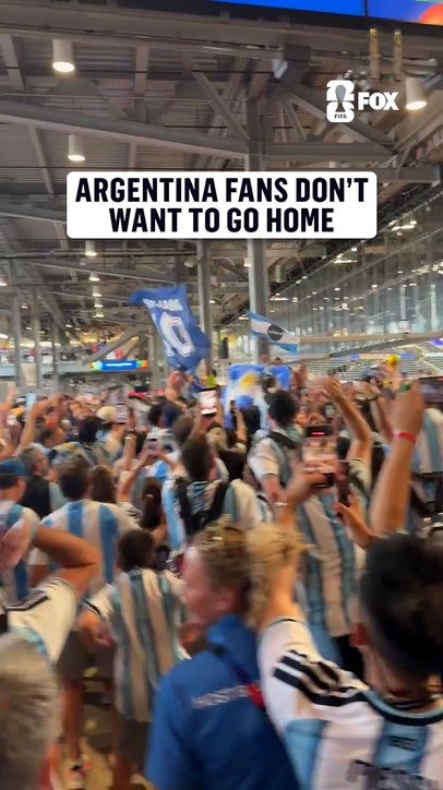Dallas Stadium is still ROCKING after a historic performance from Messi and Argentina 🇦🇷