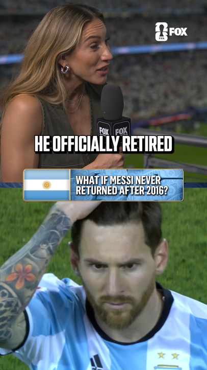 Imagine if Messi never reversed his retirement from international soccer in 2016...