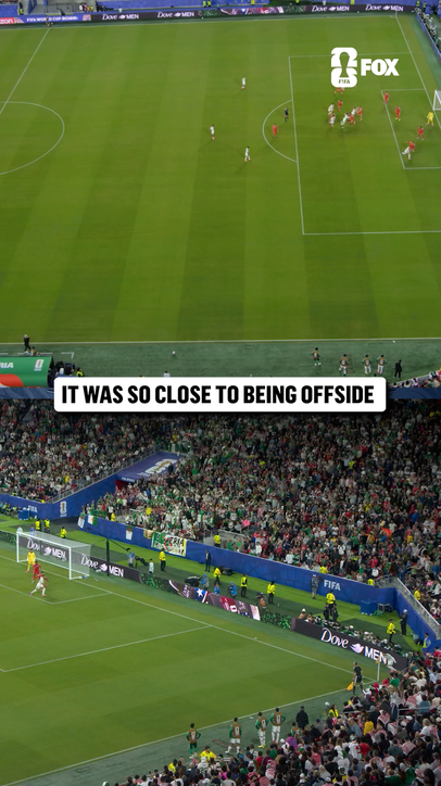 A closer look at how close Algeria's second goal came to being ruled offside