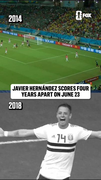 On this day in 2014 and 2018, Mexico's all-time leading goalscorer, @javierhernandez, scored some iconic FIFA World Cup goals 🇲🇽