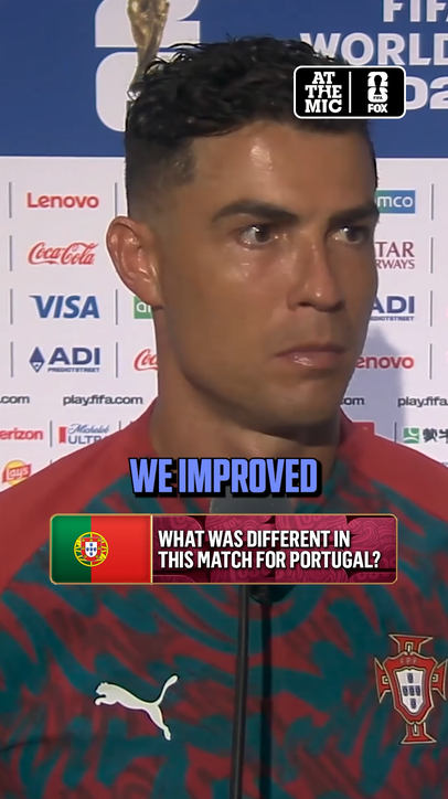 🇵🇹 @cristianoronaldo shares his thoughts on Portugal's strong response following last week's draw with DR Congo
