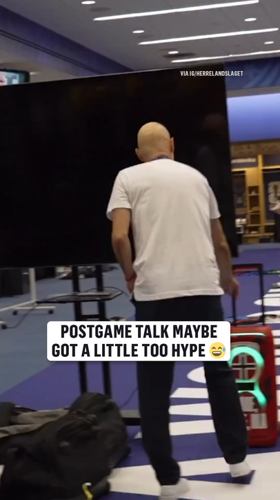 Norway's manager hit the camera twice cause he was so hype