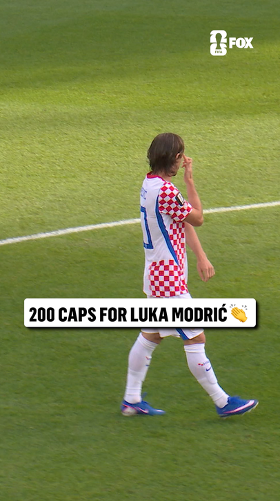 Croatia captain Luka Modrić makes his 200th appearance 🇭🇷