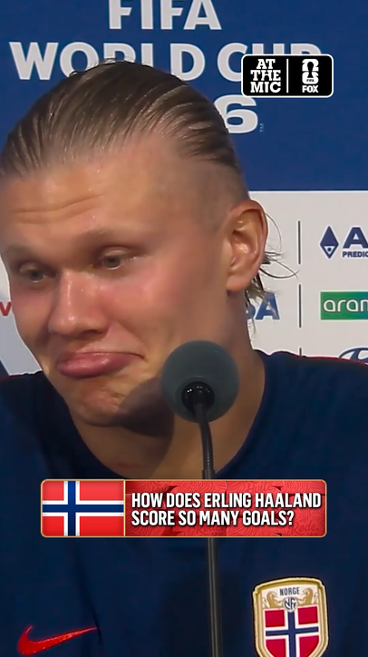 Even Erling Haaland didn't know how to answer this question 😂