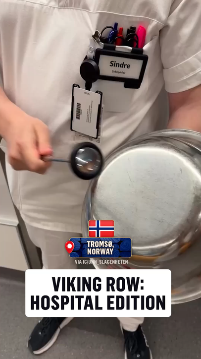 Viking pride has made its way to the hospitals of Norway