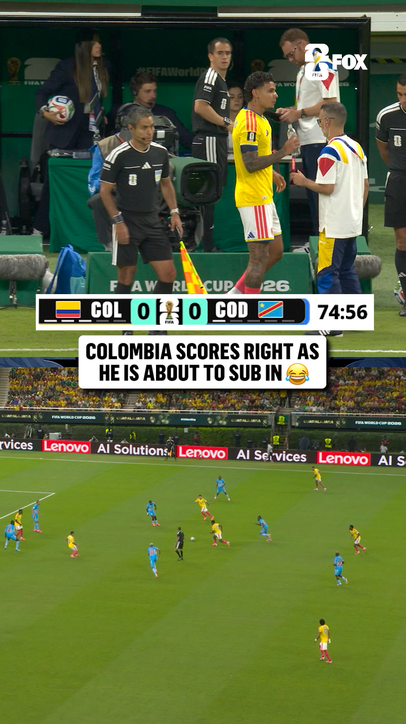 Priceless reaction from Richard Ríos as his team found the go-ahead goal
