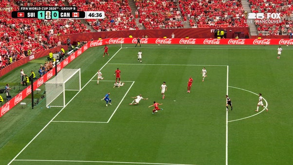 Rubén Vargas Scores Early in Second Half to Put Switzerland Ahead of Canada | 2026 FIFA World Cup™