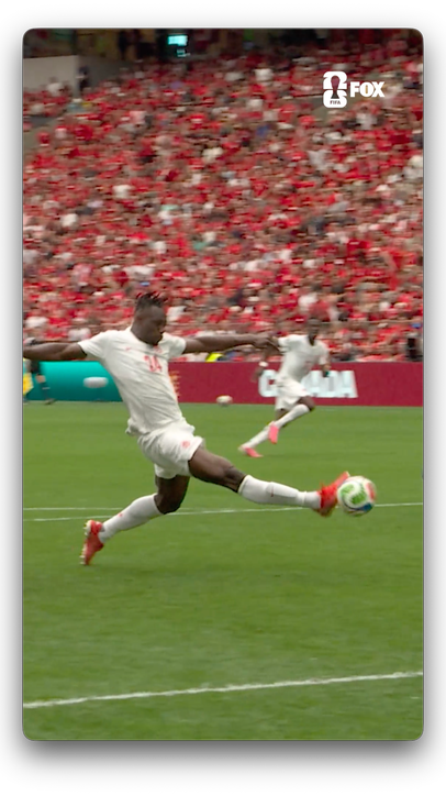 A beautiful touch from Promise David on this goal for Canada 🔥