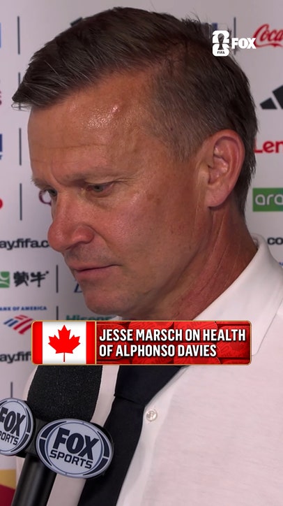Canada manager Jesse Marsch on whether Alphonso Davies will be ready to go in the Knockout Stage