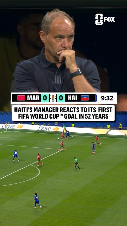 Sébastien Migné kept it cool after Haiti's opening goal 🇭🇹