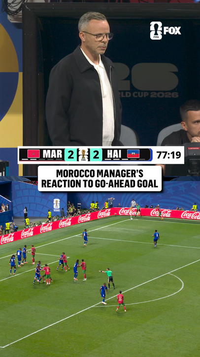 Mohamed Ouahbi was HYPE for Morocco's 3rd goal!