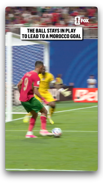 Morocco never gave up on this play